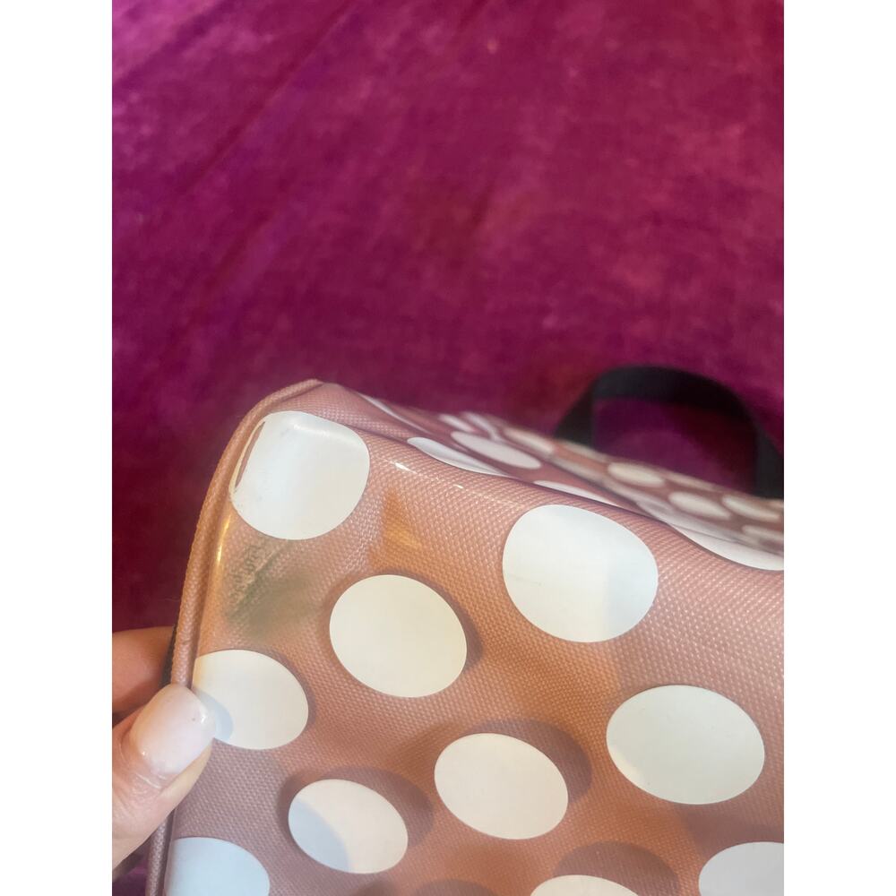 KATE SPADE Jumbo Polka Dot Insulated Lunch Tote WORK OFFICE TRAVEL PREPPY Bag - Picture 7 of 8